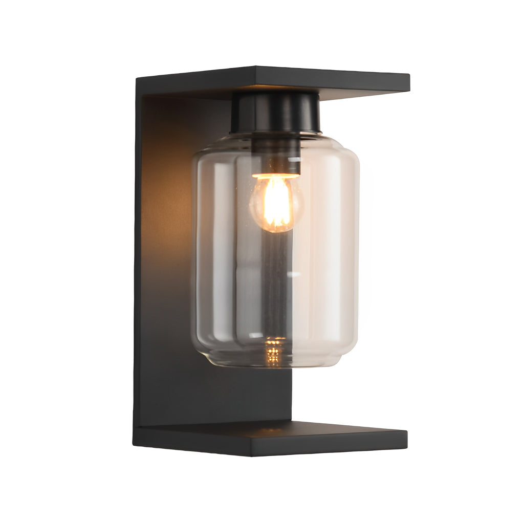 Compound Wall Lights Outdoor Waterproof LED Black Modern Light
