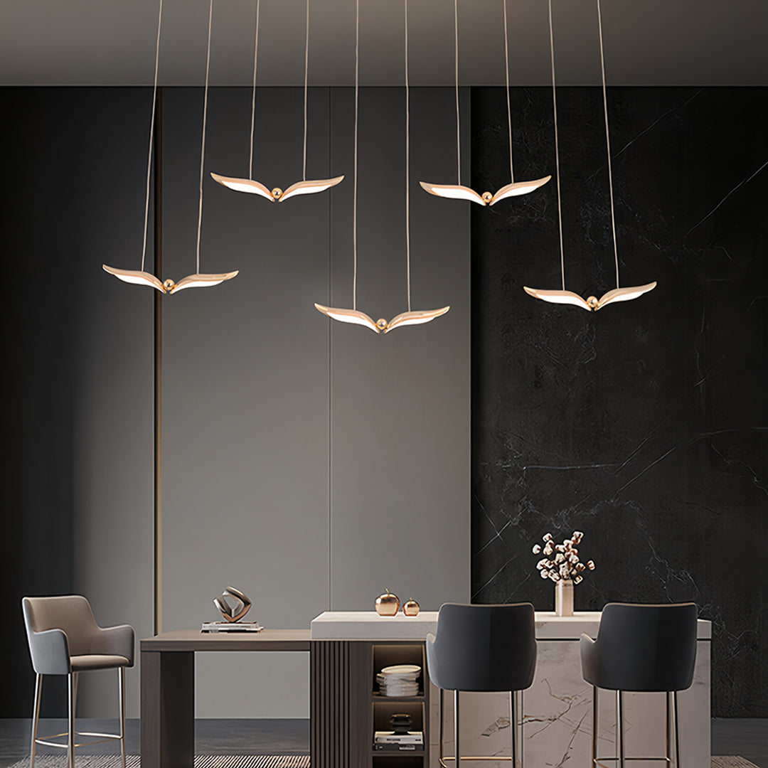 Bird Pendant Light Nordic Creative Gull LED Ceiling Light
