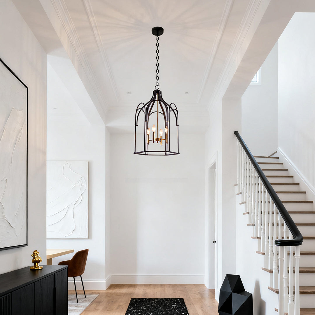 Lantern Chandeliers American Industrial Vintage Retro Ceiling Light