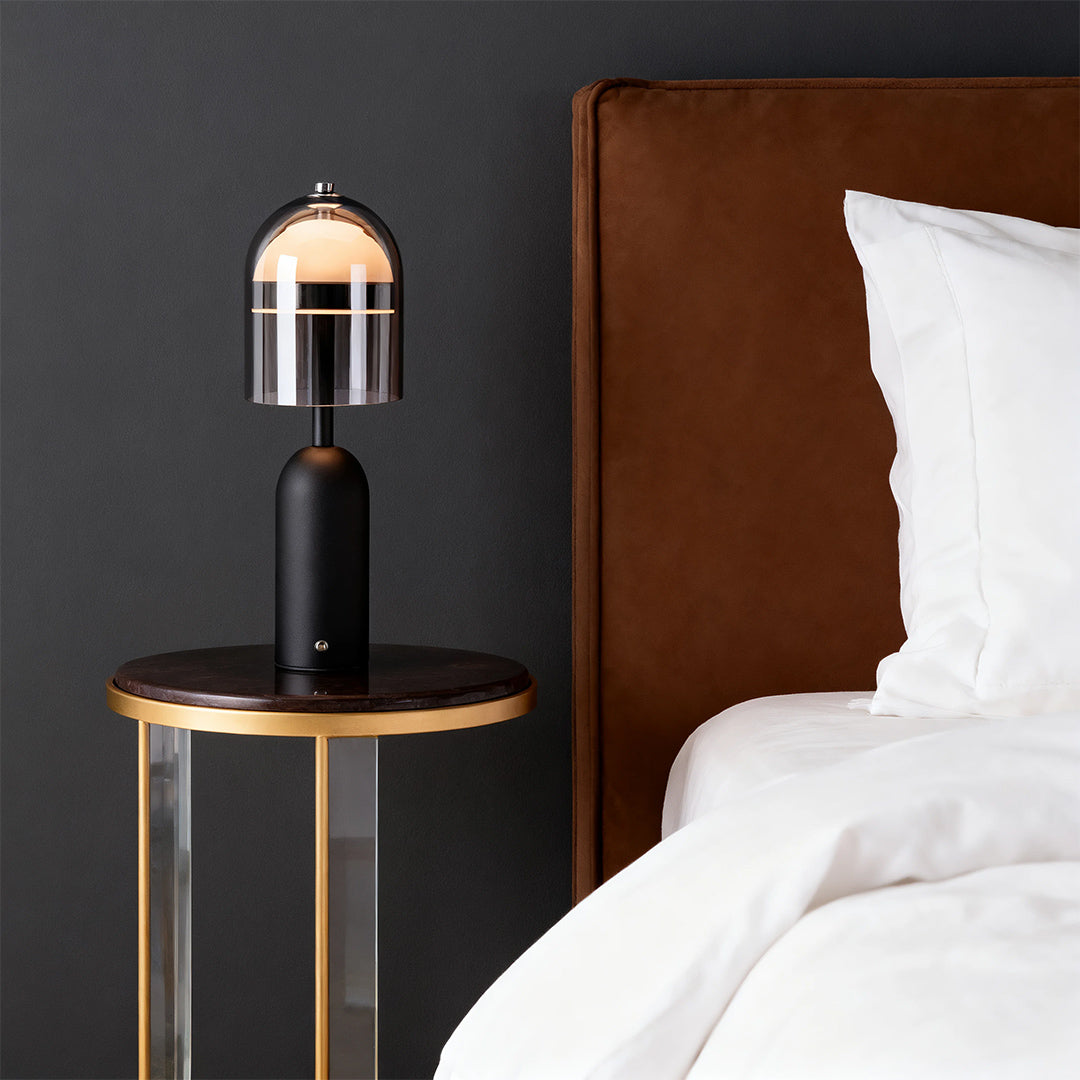 Glass Shade Table Lamp Italian Minimalist Decorative Ambience Light