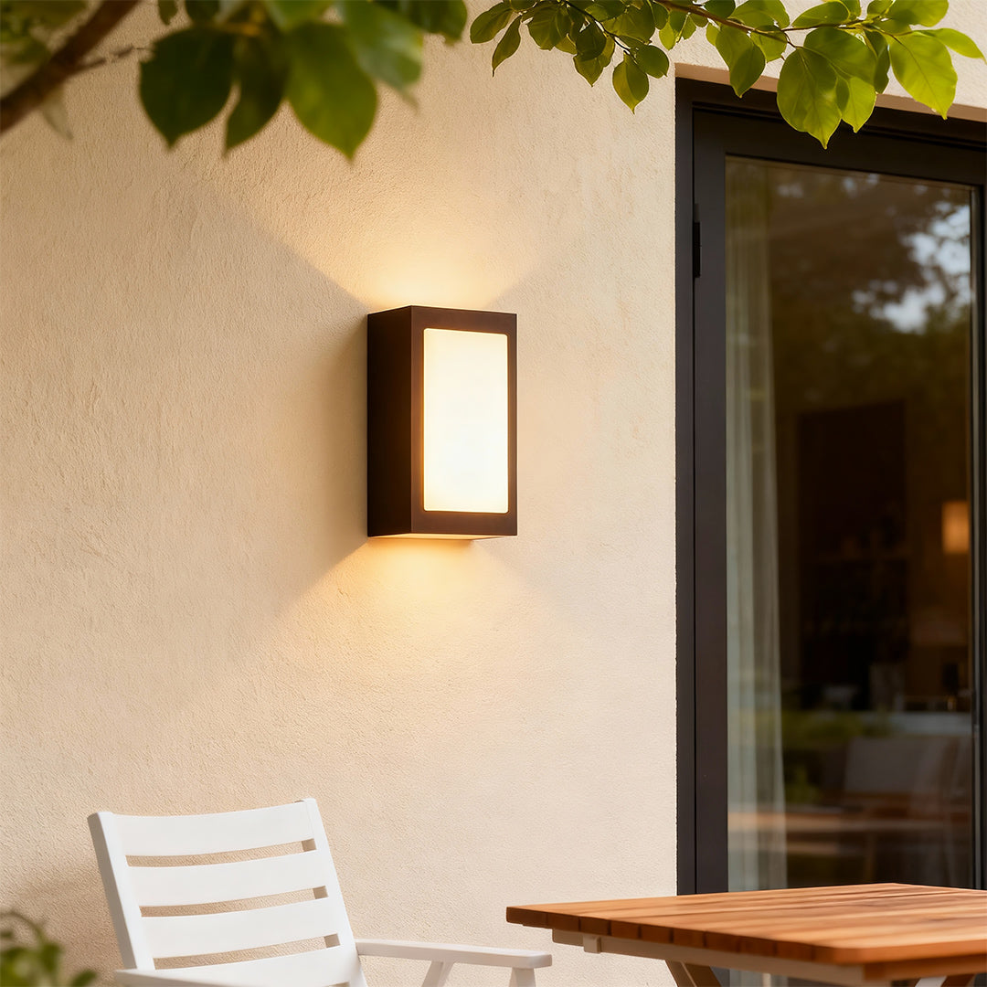 Black Sconce Wall Lights Minimalist Modern Waterproof Lamp