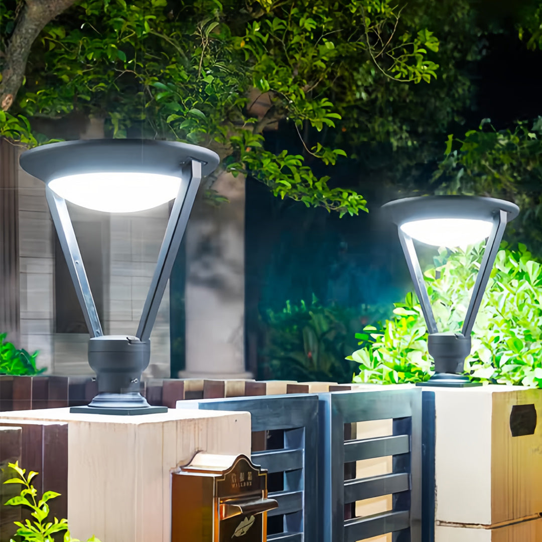 External Pillar Lights Vintage-Inspired Shape Garden Post Lights
