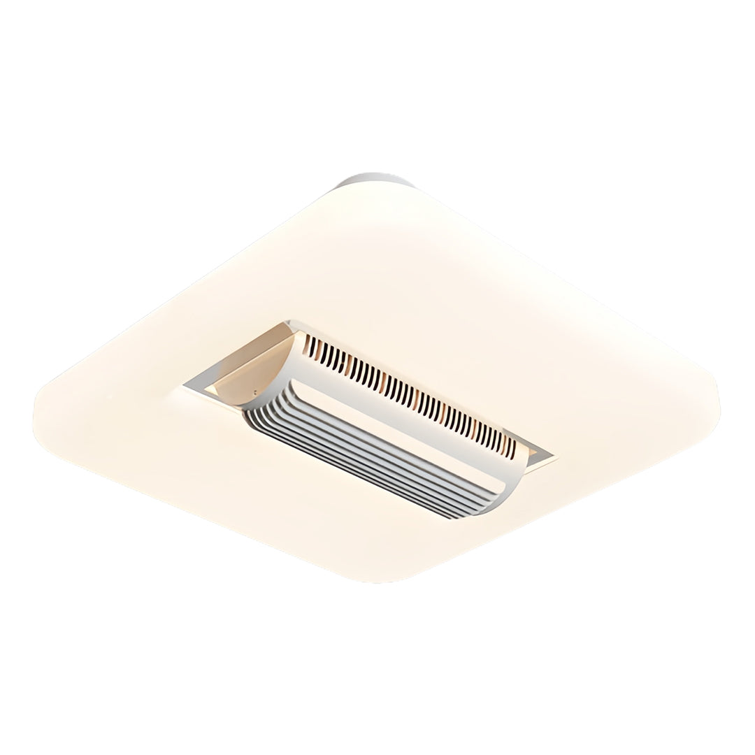 Bladeless Ceiling Fan with LED Light Quiet Minimalist Ceiling Fan