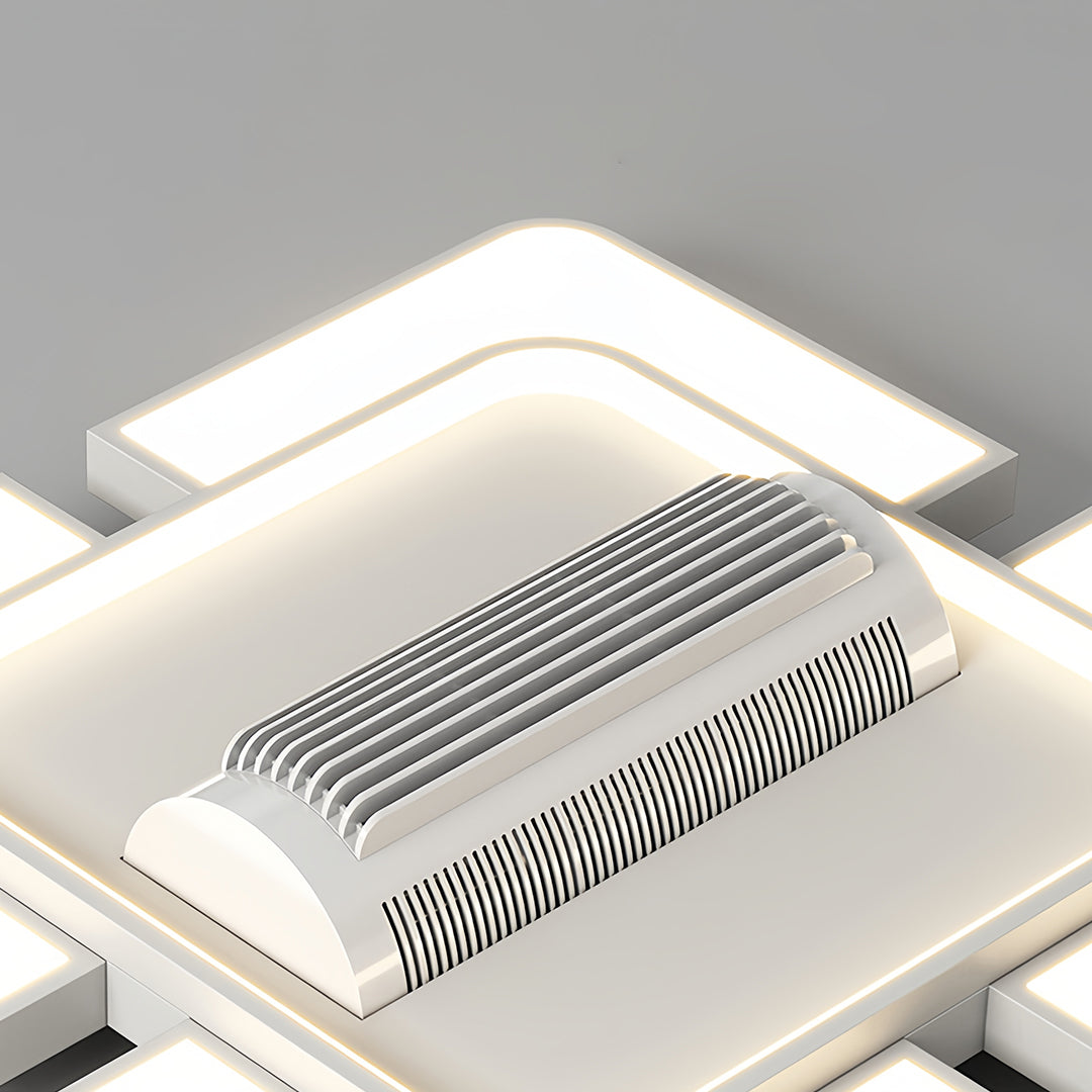 Bladeless Ceiling Fans With Light wide-spectrum LED Fan Lamp