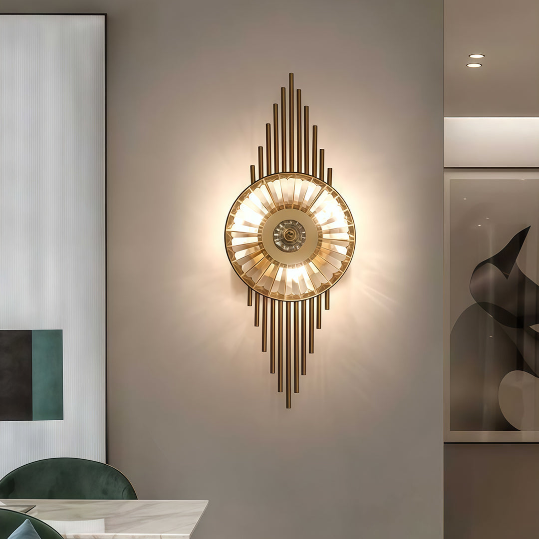 Crystal Light Wall Modern Luxury Stainless Steel Lamp