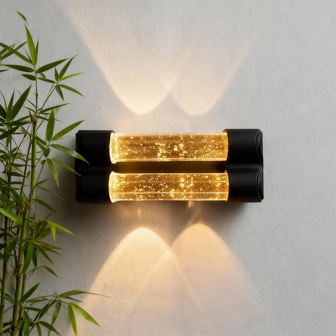Crystal Wall Sconce Light Fixture Luxury Waterproof LED Lamp
