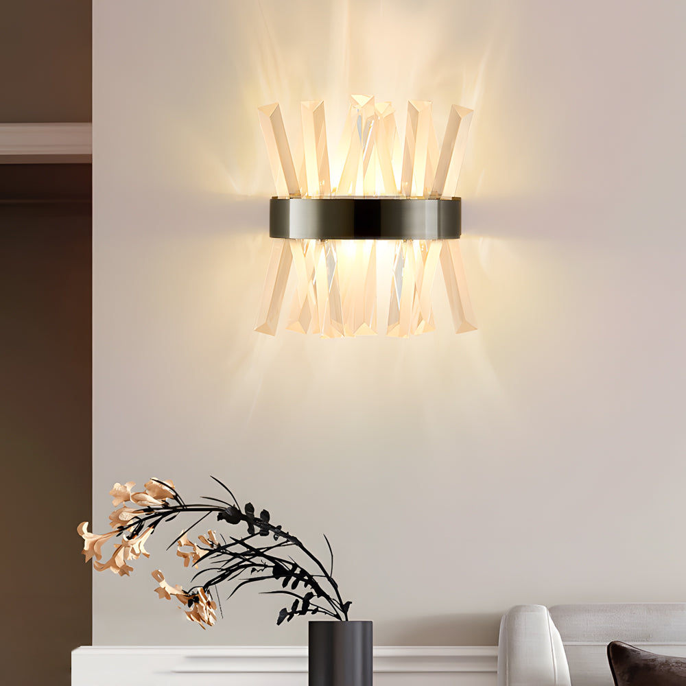 Contemporary Crystal Wall Sconces Nordic Style Creative Luxury Light