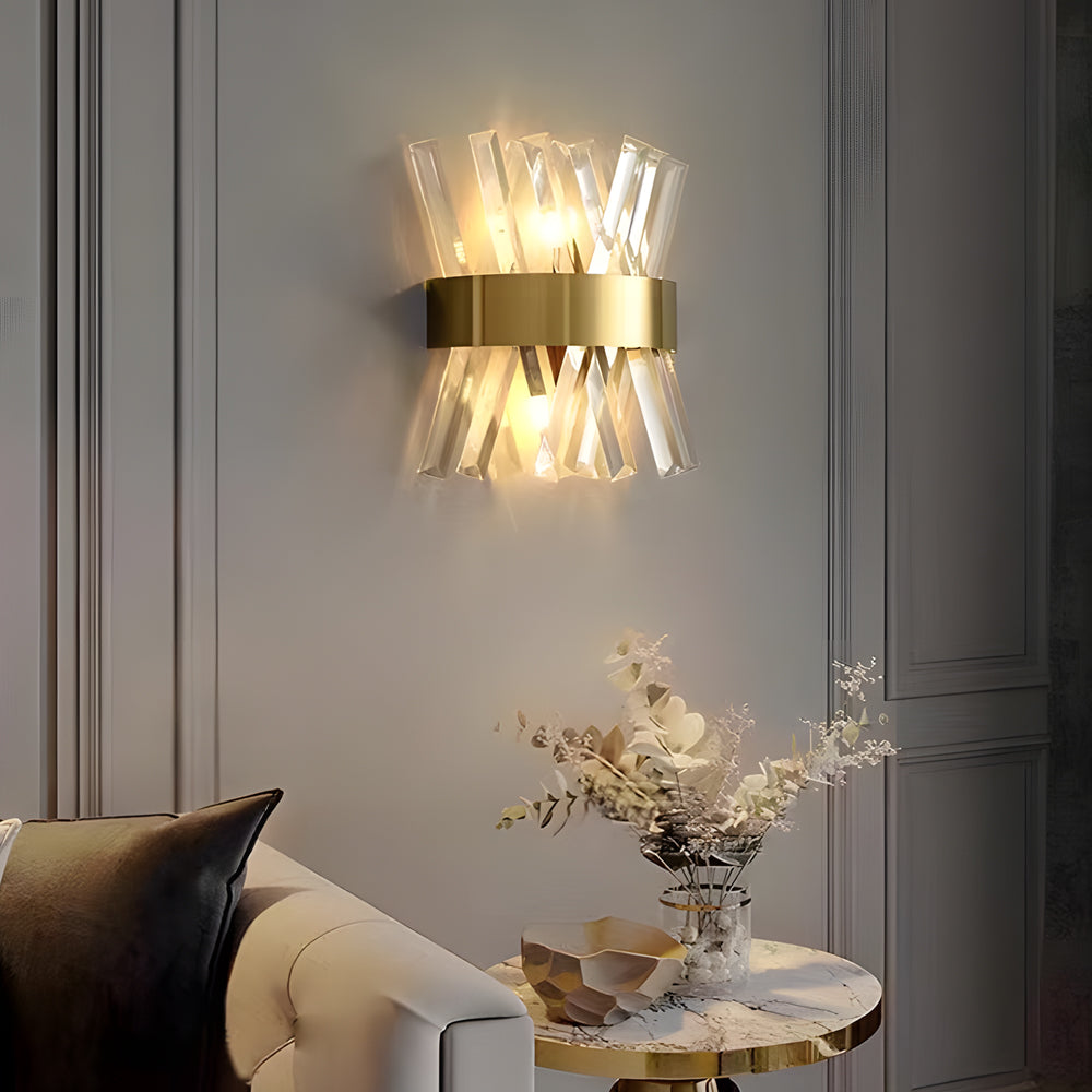 Contemporary Crystal Wall Sconces Nordic Style Creative Luxury Light