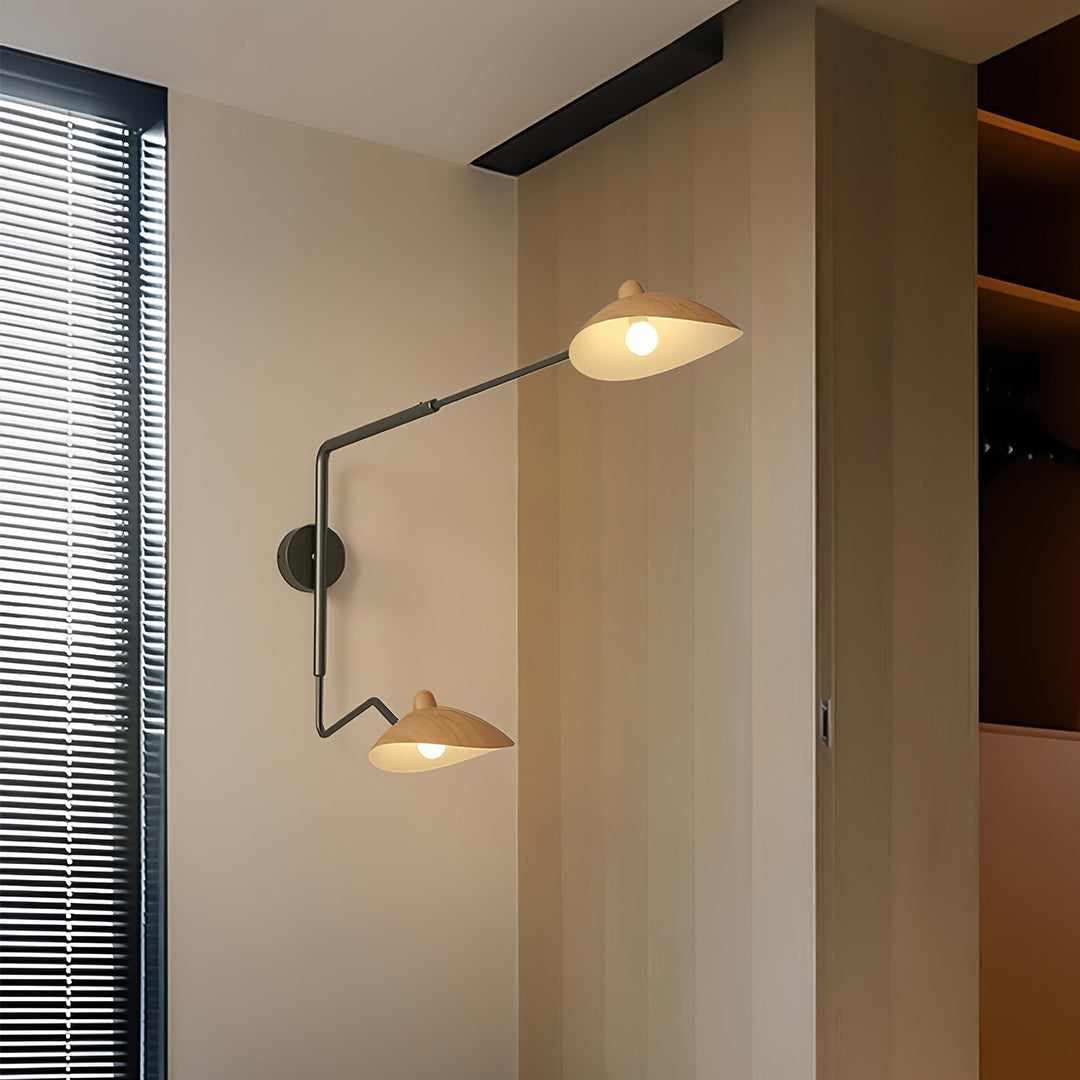 Swing Arm Wall Light Contemporary Industrial wide-spectrum Lamp