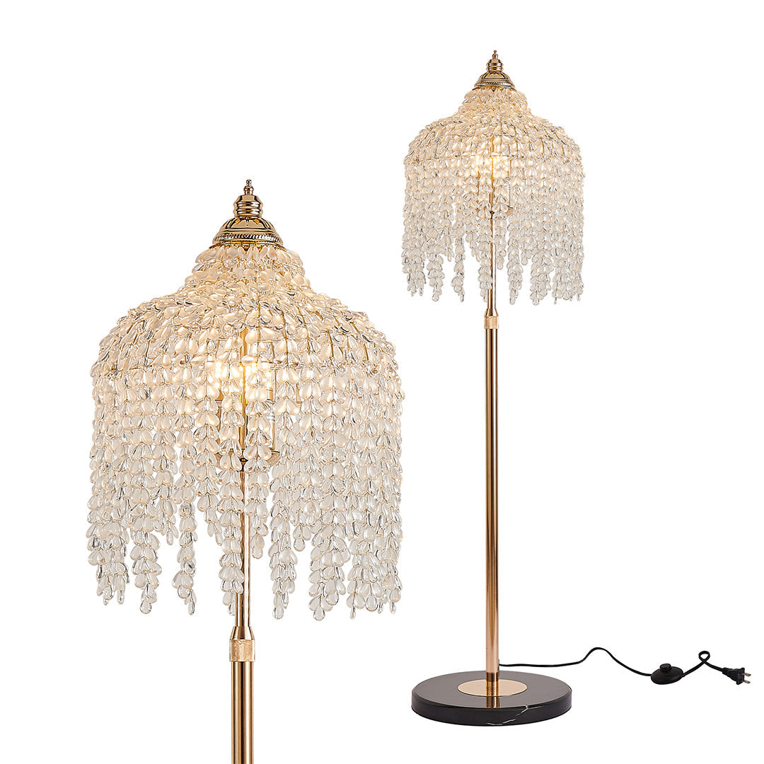 Luxury Crystal LED Floor Lamp