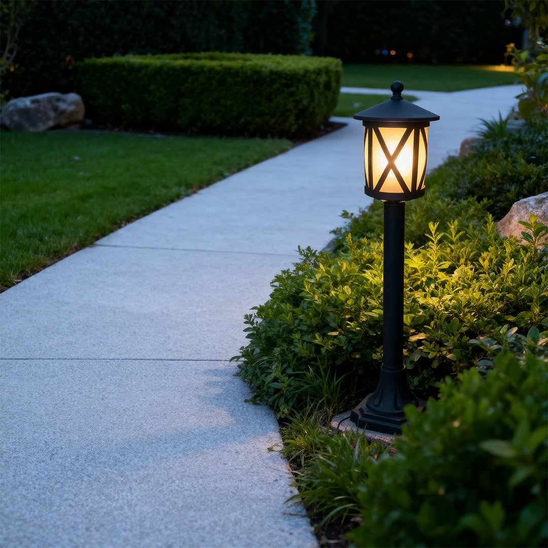 Garden Bollard Lights LED Decorative Aluminum Landscape Accent Light