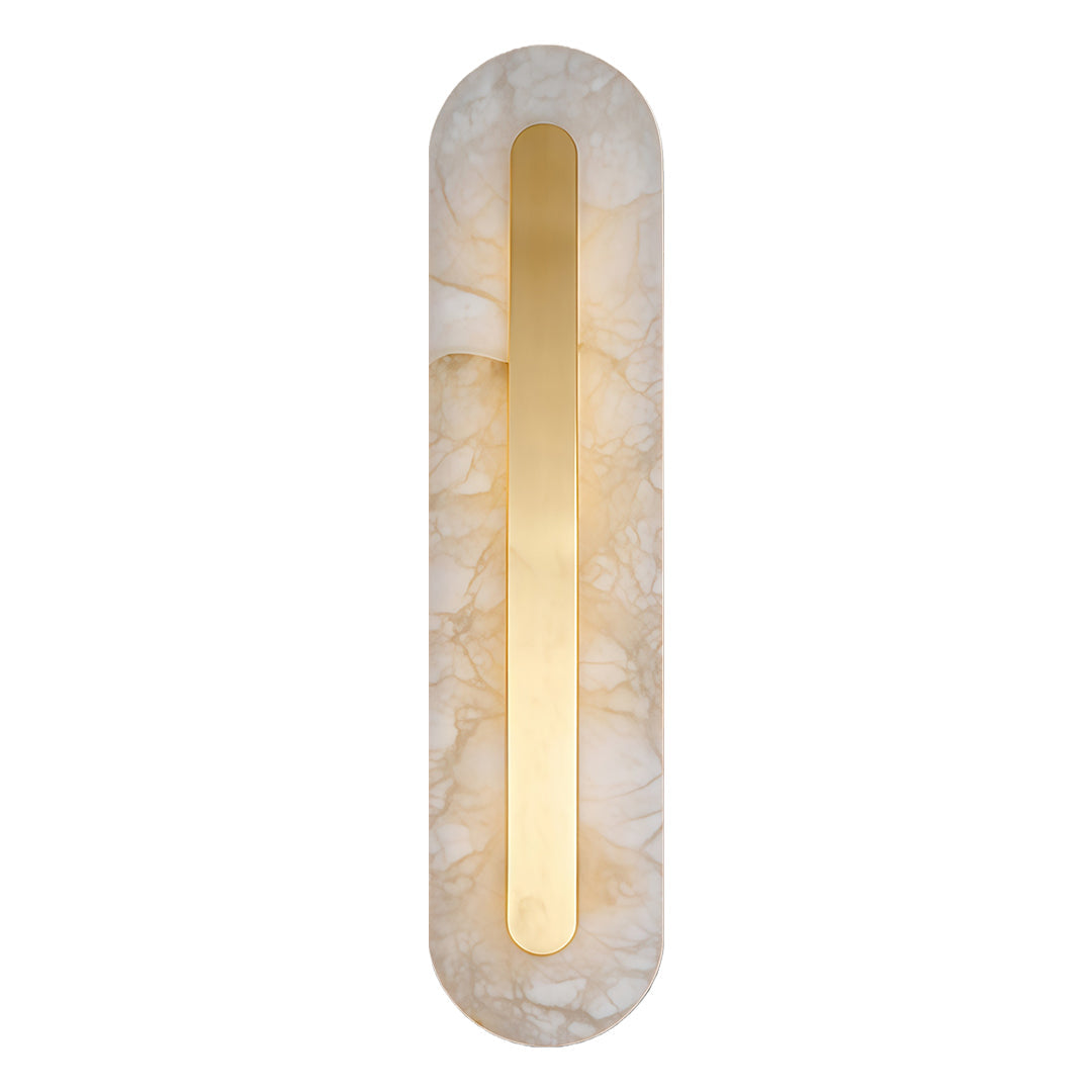 Gold Wall Light Modern Luxury Brass Cloud Stone Light