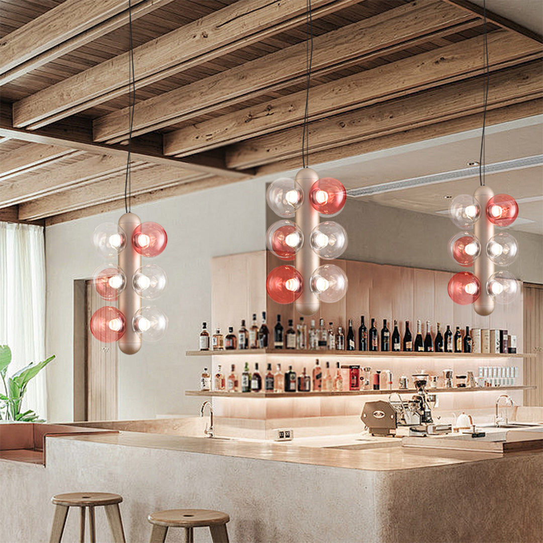 Minimalist LED Bubble Ball Chandelier Nordic