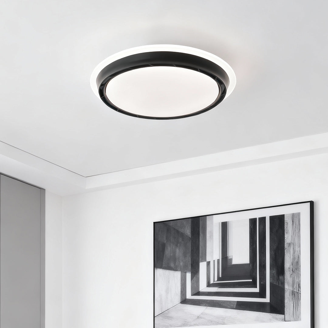 Ceiling Light with Hidden Fan French Retro Hardware Dimmable Fan Lamp