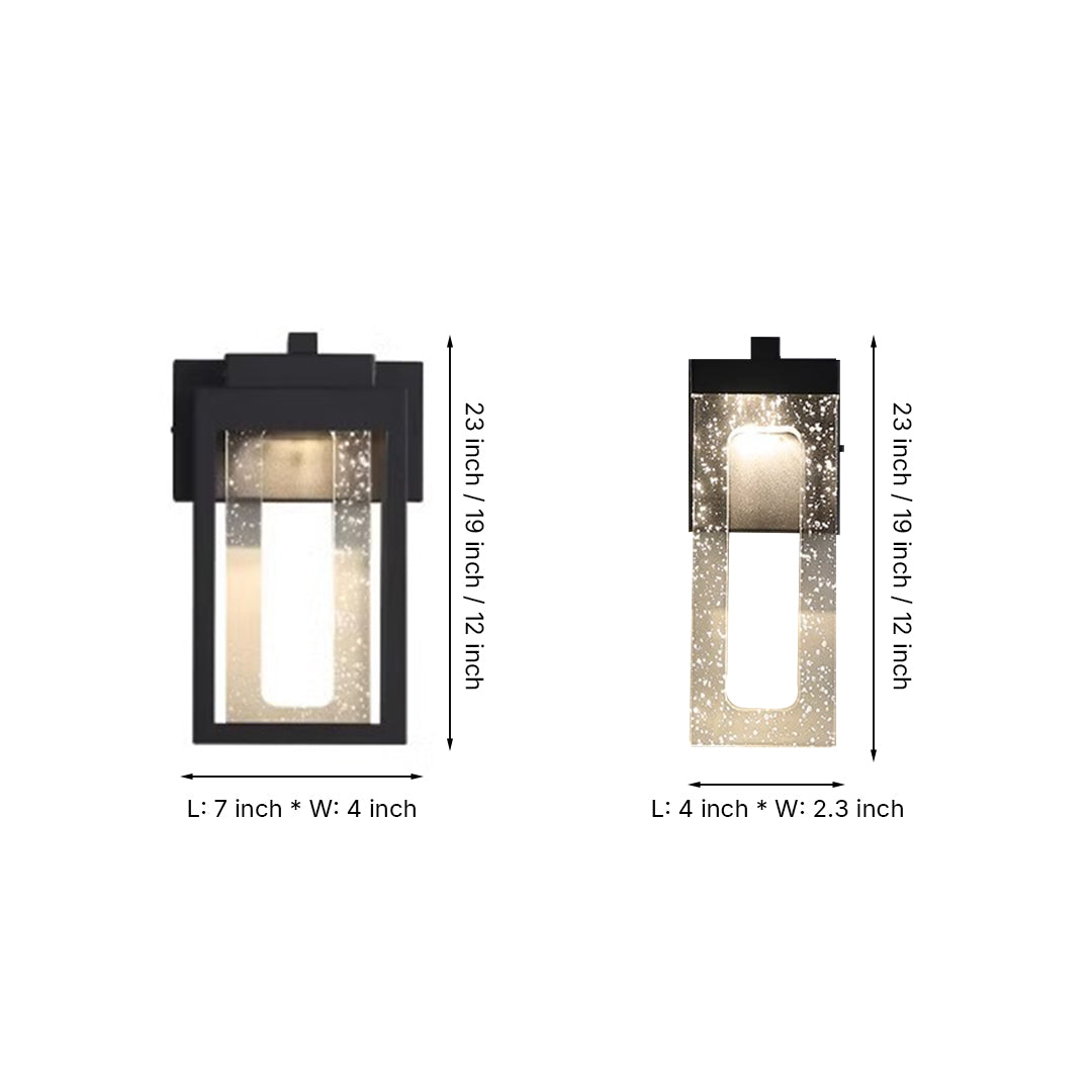 Outdoor Wall Light Ideas Waterproof Crystal