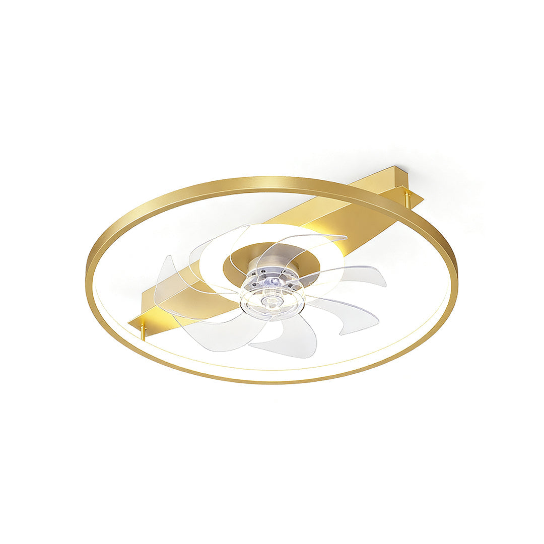 Minimalist Ceiling Fan with Light Ultra-Quiet LED Fan Light