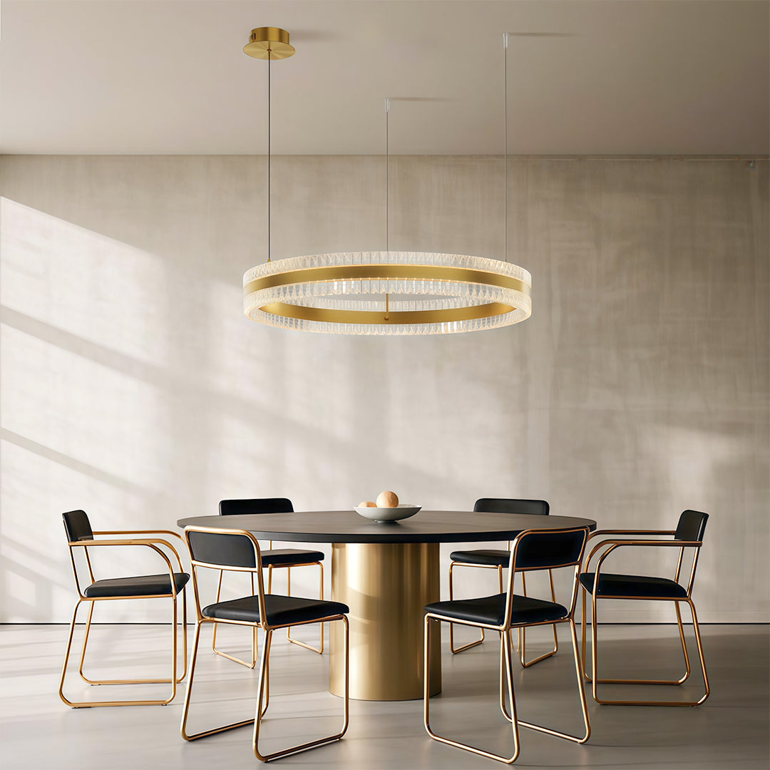 Modern Circular Chandelier Minimalist Luxury Ceiling Light