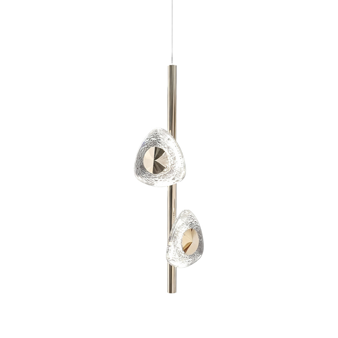 Modern Crystal Pendant Light Luxury Aluminum Ceiling Light