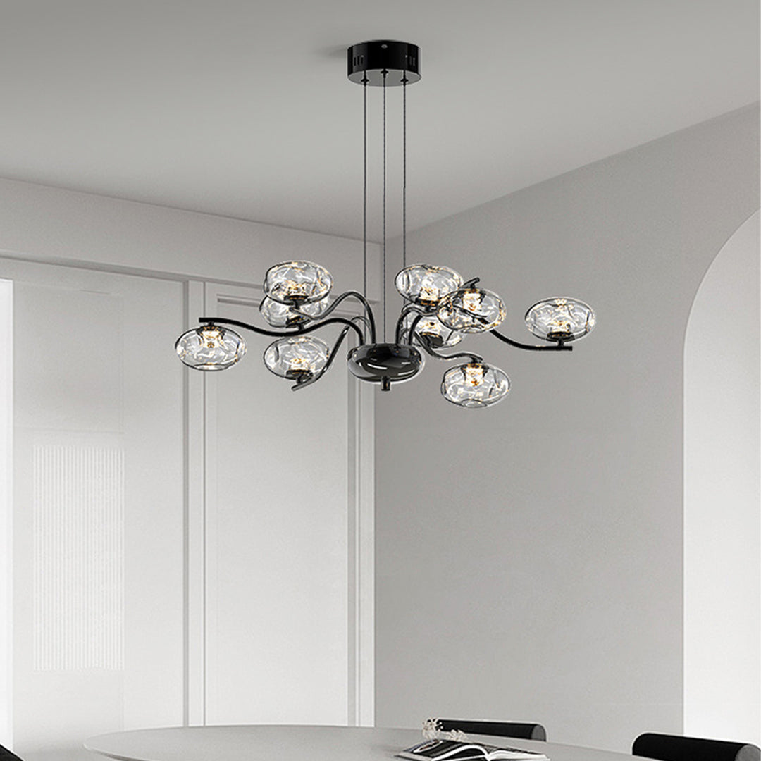 Modern LED Chandelier wide-spectrum Magic Bean Glass Light