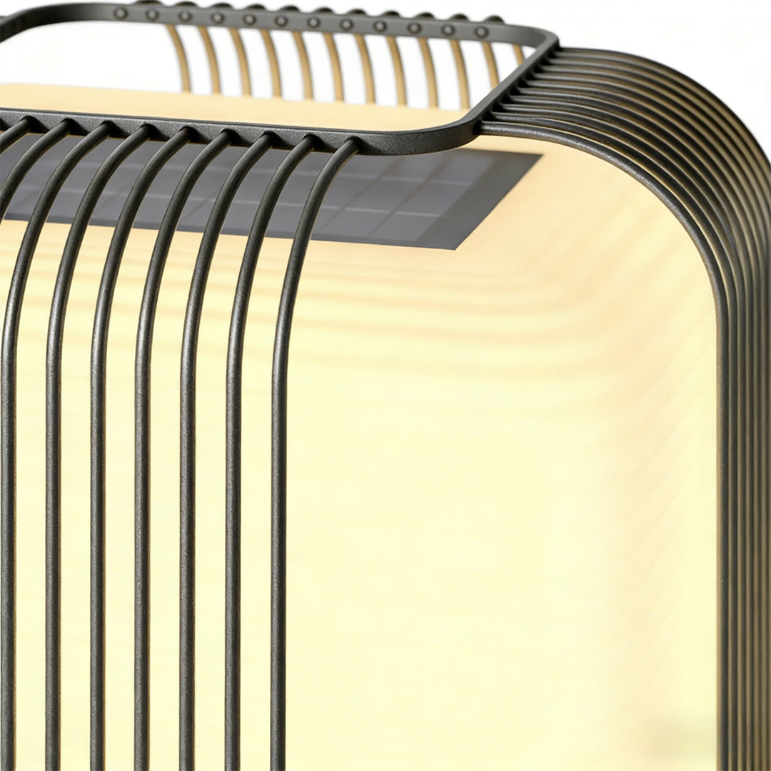 Contemporary Outdoor Pillar Lights Square Creative LED Light
