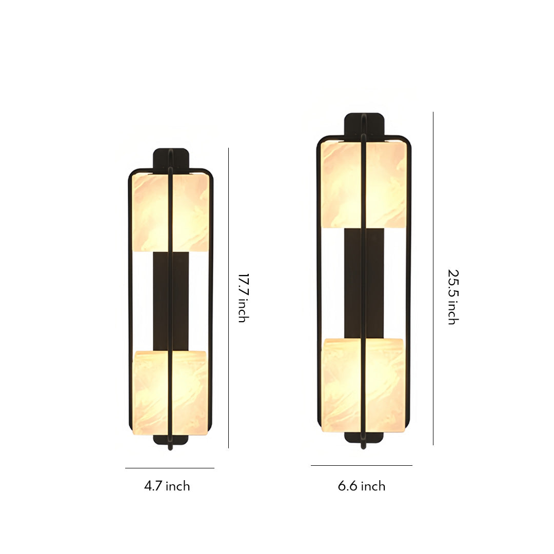 Contemporary Outdoor Wall Lighting Artificial Marble Lamp