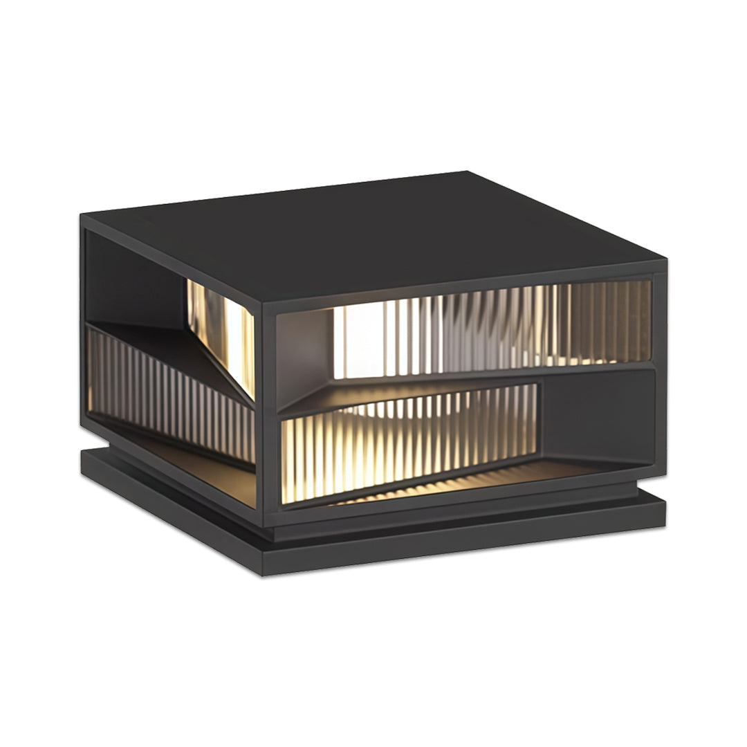 Outdoor Pillar LED Lights Garden Waterproof Black Light