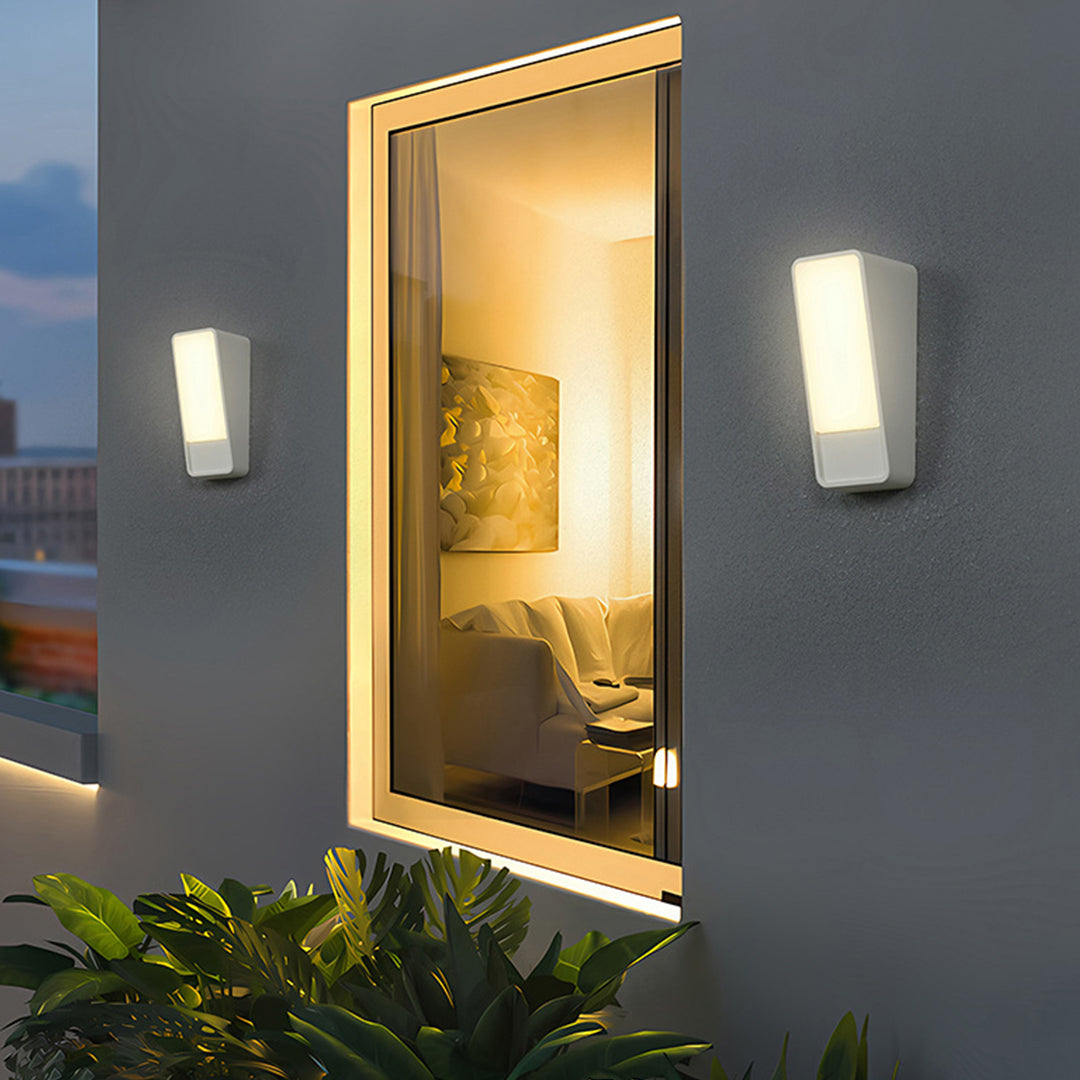 Led Wall Light Outdoor Waterproof Square Aluminum Lighting