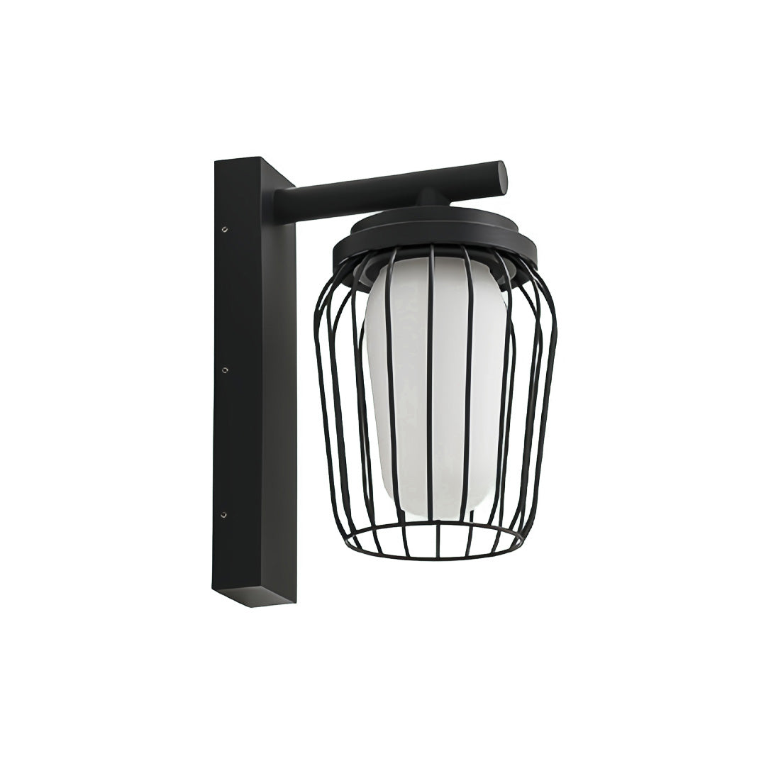 Outdoor Wall Lantern Sconce Birdcage Decorative Light