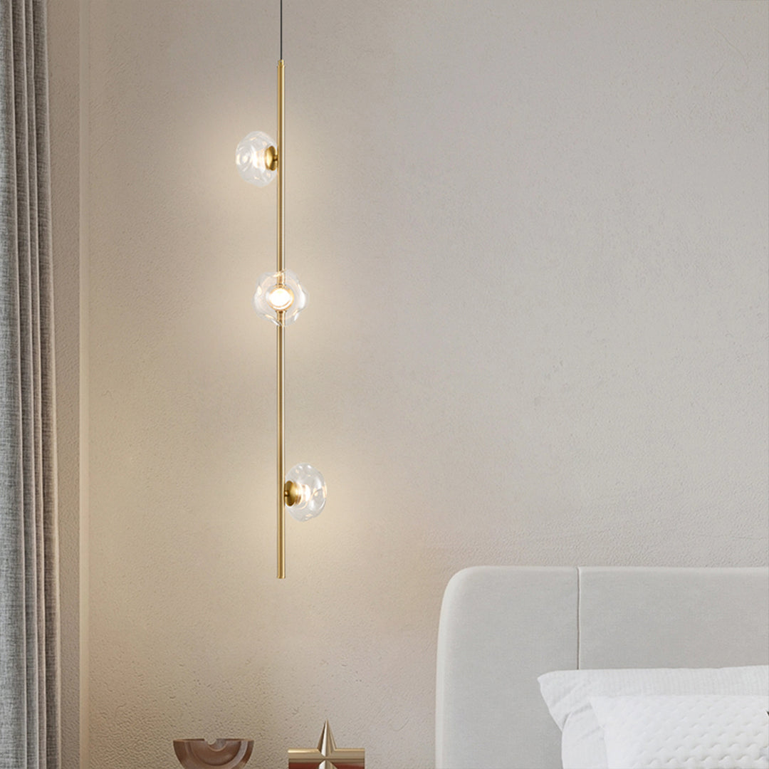 Elegant Contemporary Modern Vertical Pendant Light Minimalist Ceiling Light