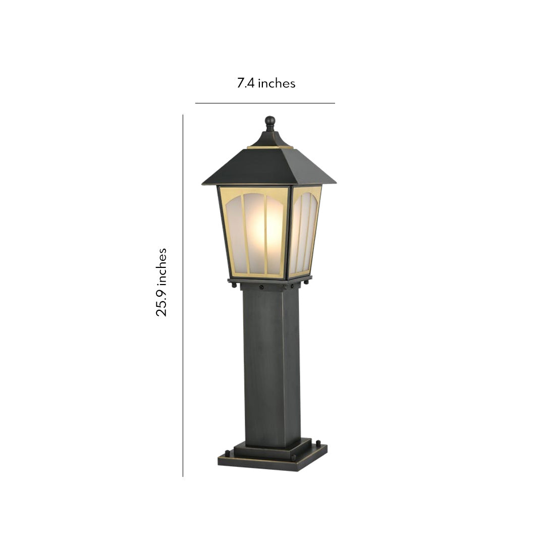 Copper LED Path Lights Outdoor Waterproof Garden Light