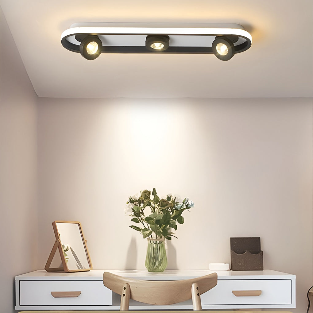 Corridor Ceiling Light Elliptical LED Adjustable Angle Light
