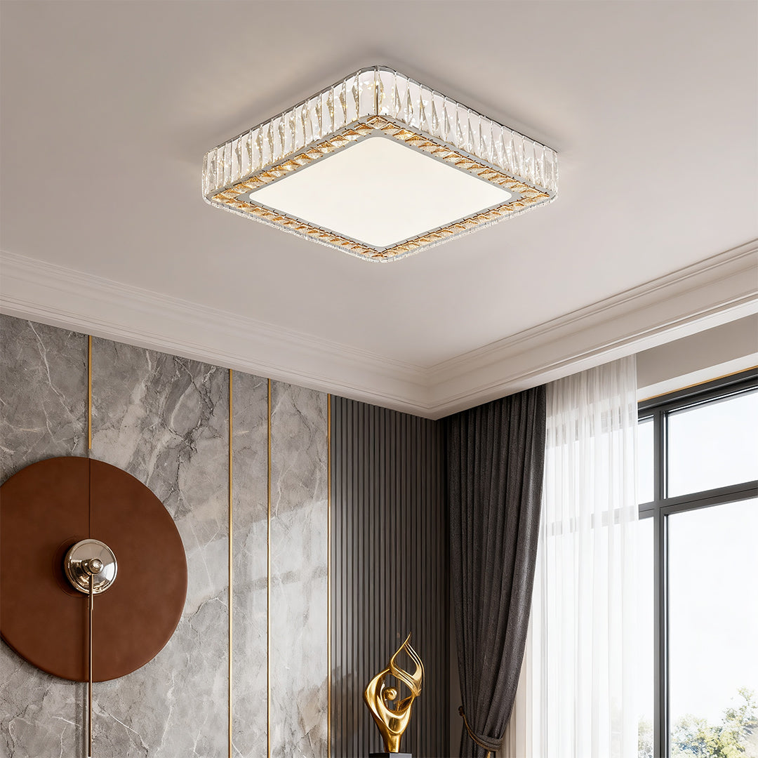 Crystal Ceiling Light Modern Minimalist Luxury Lamp