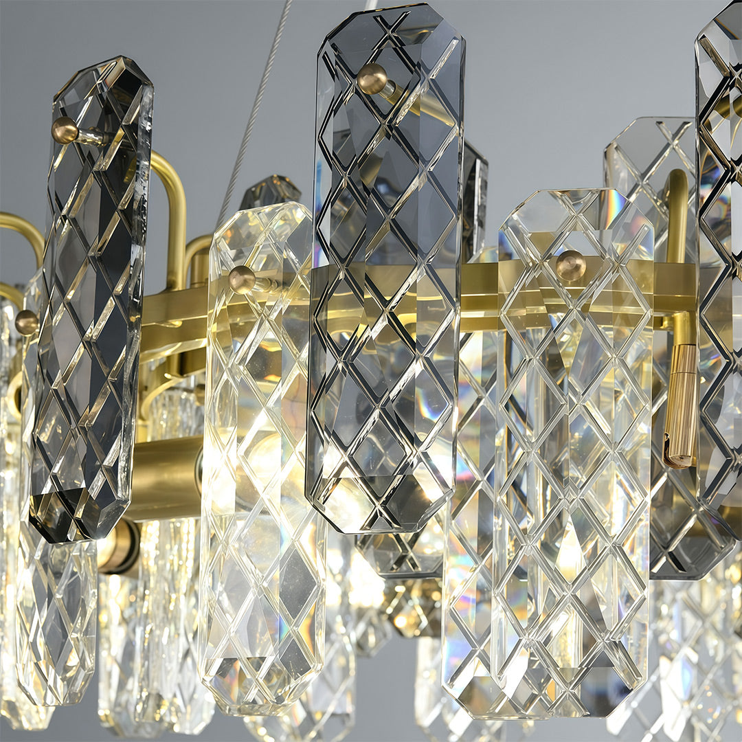 Contemporary Crystal Chandeliers LED Ceiling Light