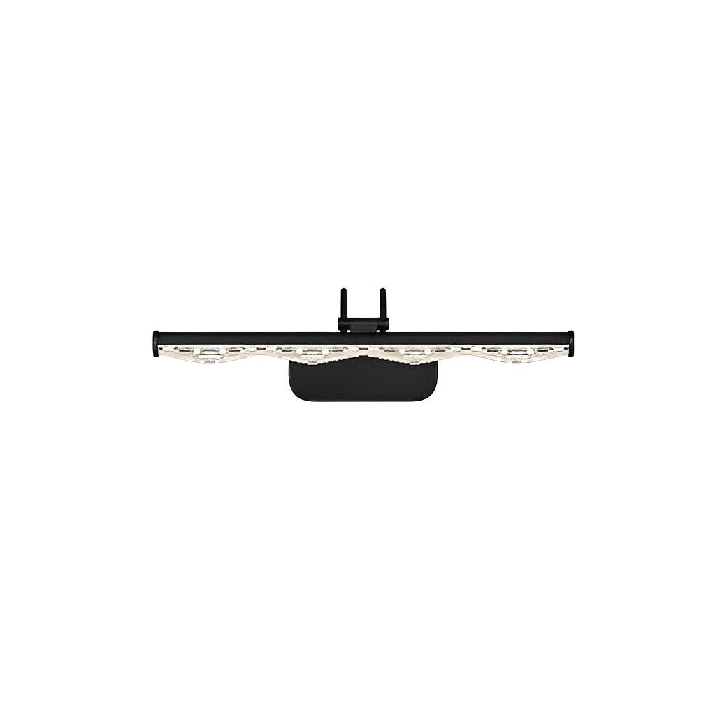 Crystal-Like Bathroom Vanity Light with Multi-Faceted Prismatic Acrylic Shade