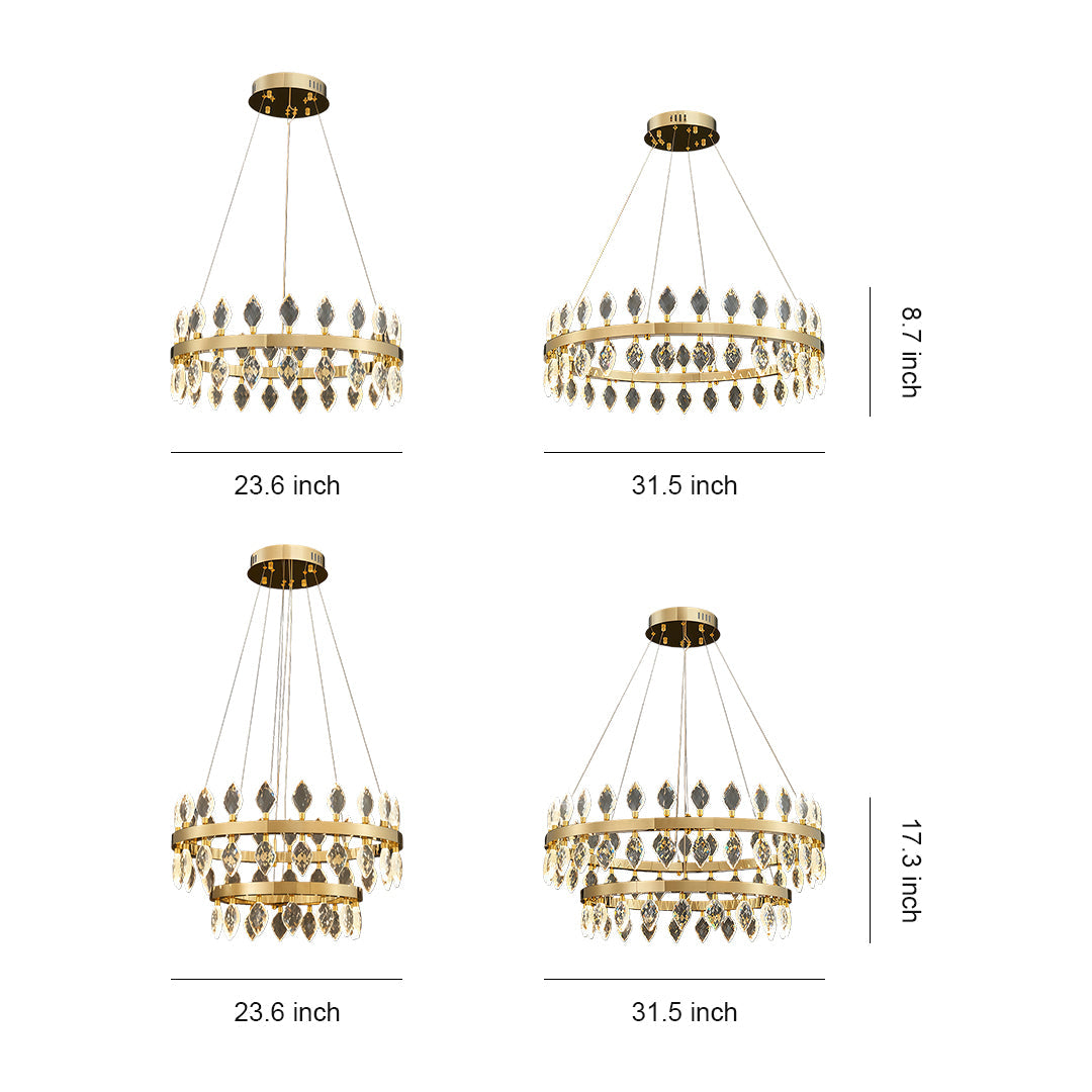 Crystorama Chandeliers Italian Style Luxury Ceiling Light