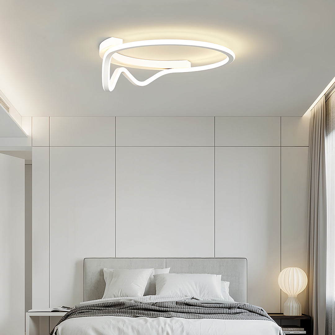 Geometric Flush Mount Light Minimalist Personality LED Design Light