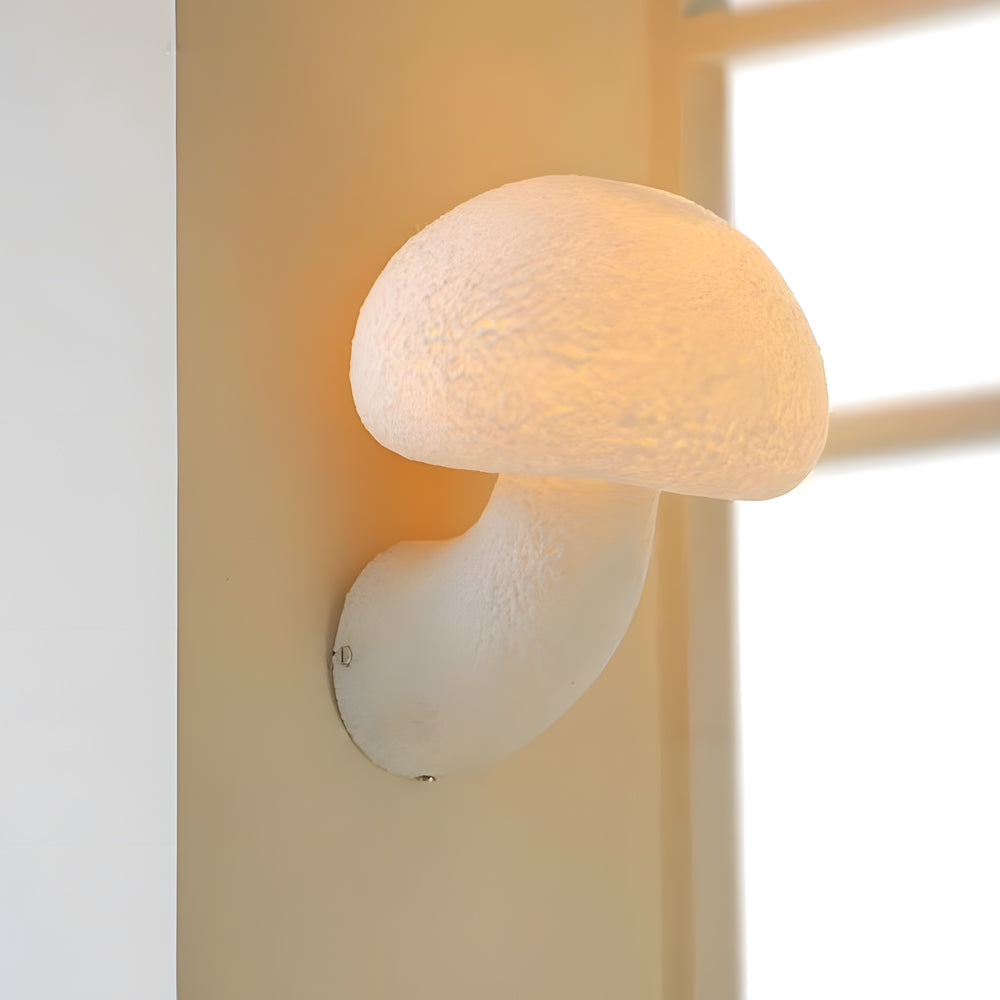 Wall Lights Led Warm Light Resin Mushroom Vintage-Style