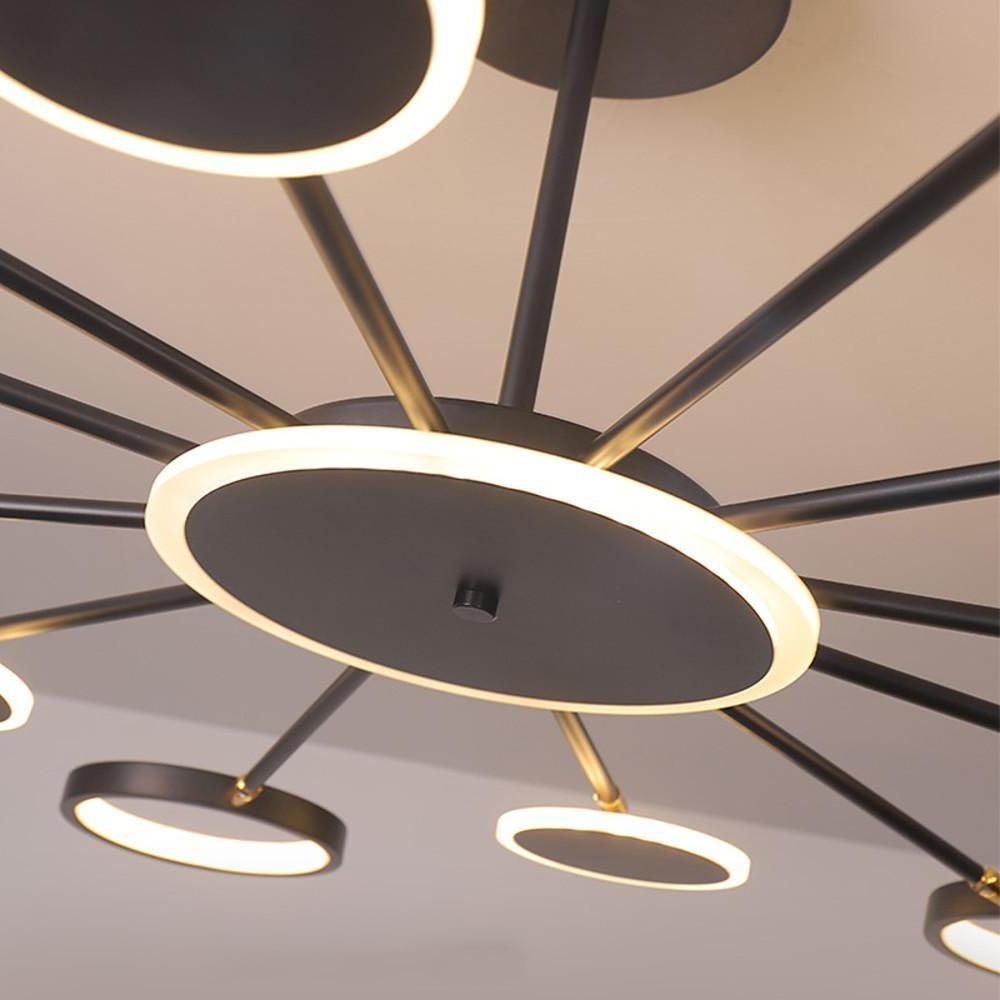 Multi Circle Design Pendant Lighting Acrylic Aluminum Alloy LED Ceiling Lights