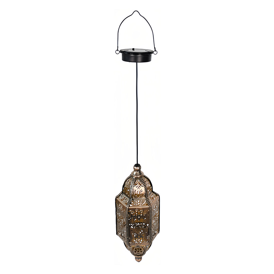Outdoor Moroccan Lanterns Waterproof Solar Powered Garden Light