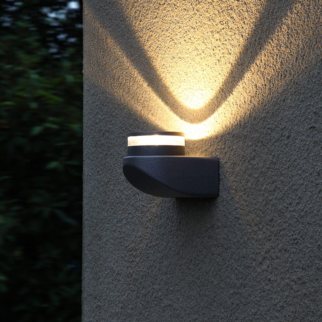 Modern Black Outdoor Wall Lights LED Waterproof