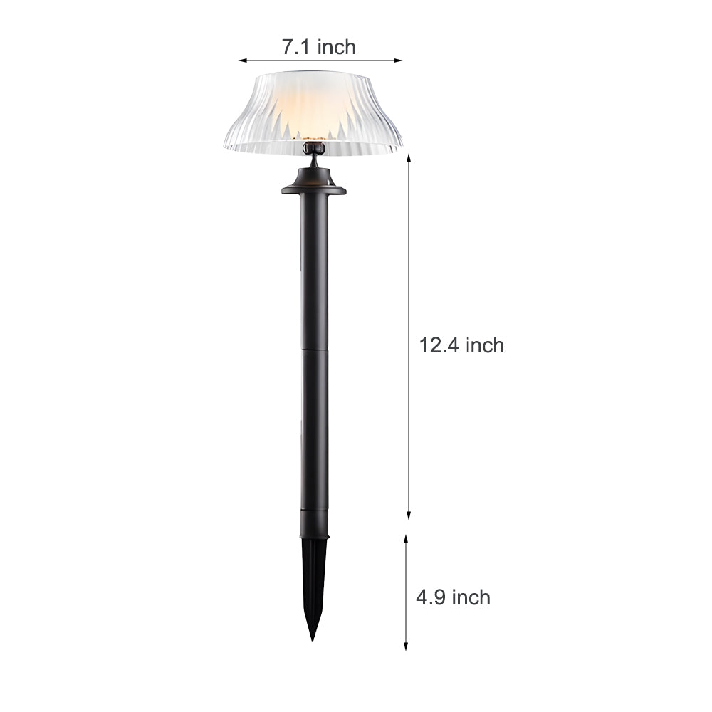 Lawn Stake Light Solar-Powered Waterproof Vintage-Style