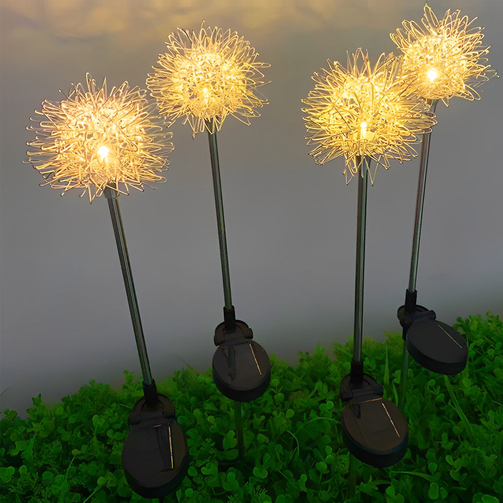 Dandelion Landscape Lights Modern Solar Garden Path Light
