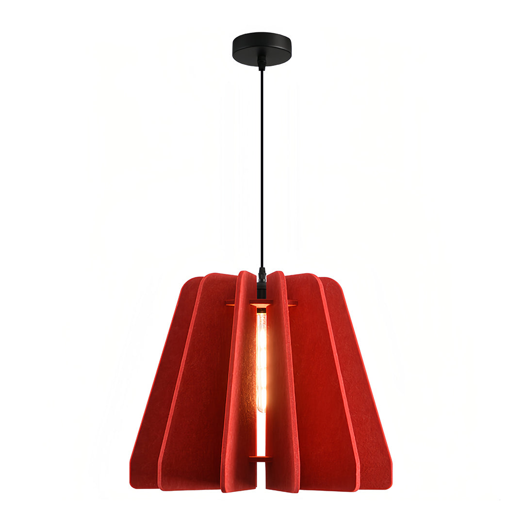 1 Light Single Pendant with Environmental Felt Cloth Ceiling Lights
