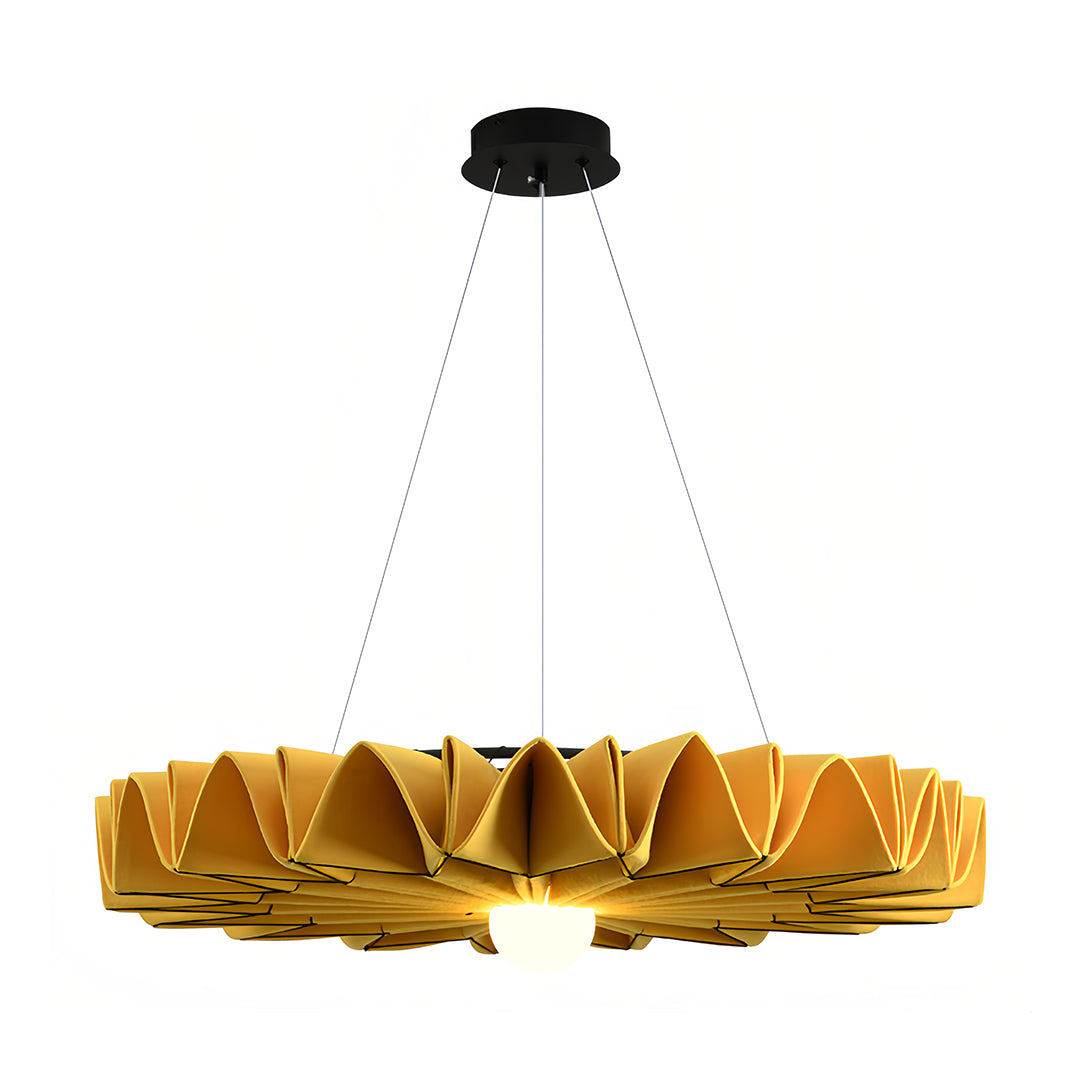 Cloth Chandelier Large Diameter Noise Reduction Felt Ceiling Lights