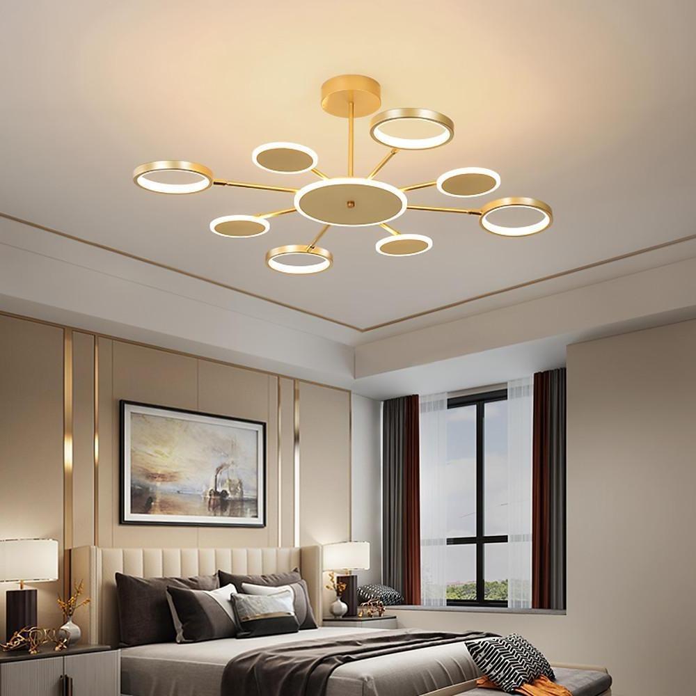 Multi Circle Design Pendant Lighting Acrylic Aluminum Alloy LED Ceiling Lights