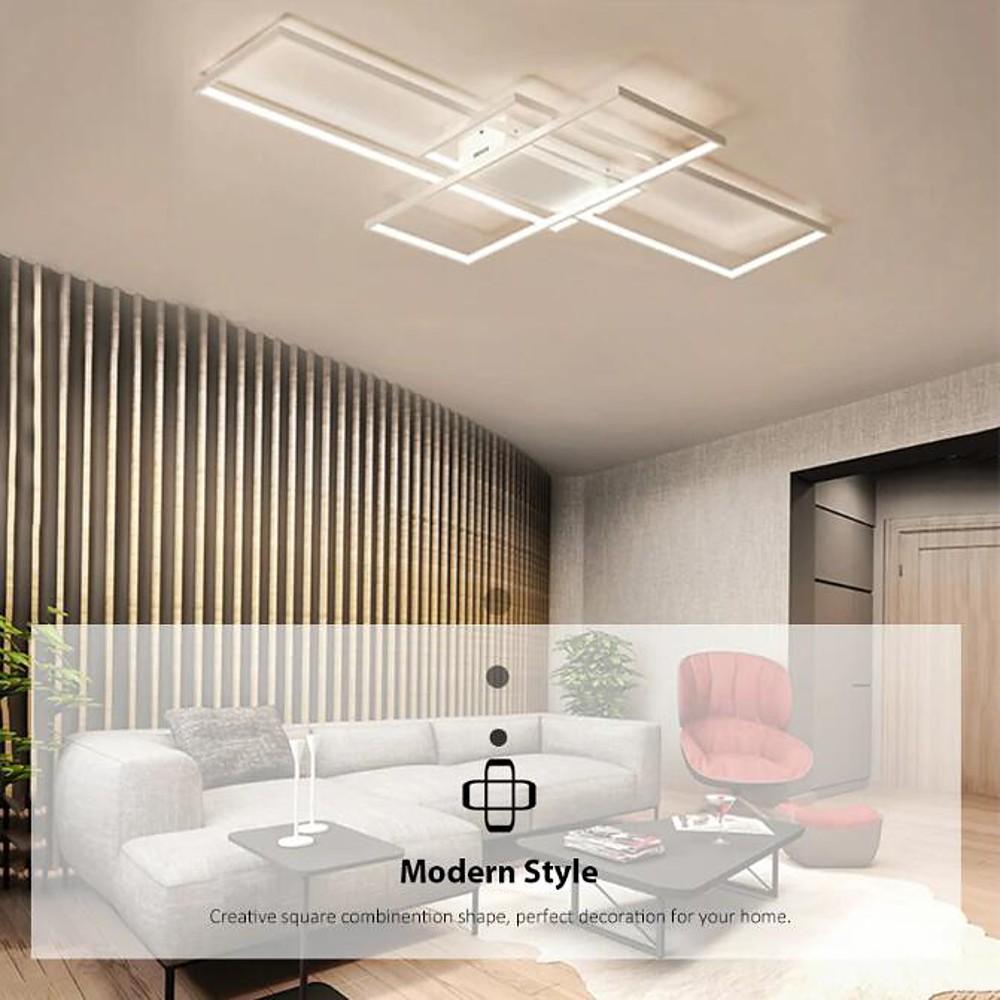 Display Of Rectangles Abstract LED Flush Mount Ceiling Lights