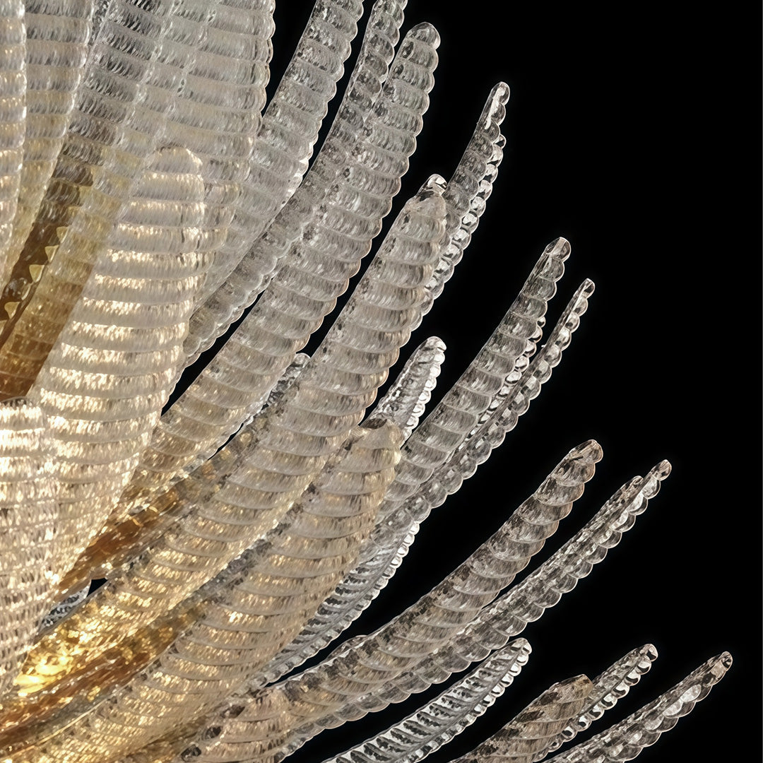 Deco Chandelier Luxury Stainless Steel Glass Ceiling Lights