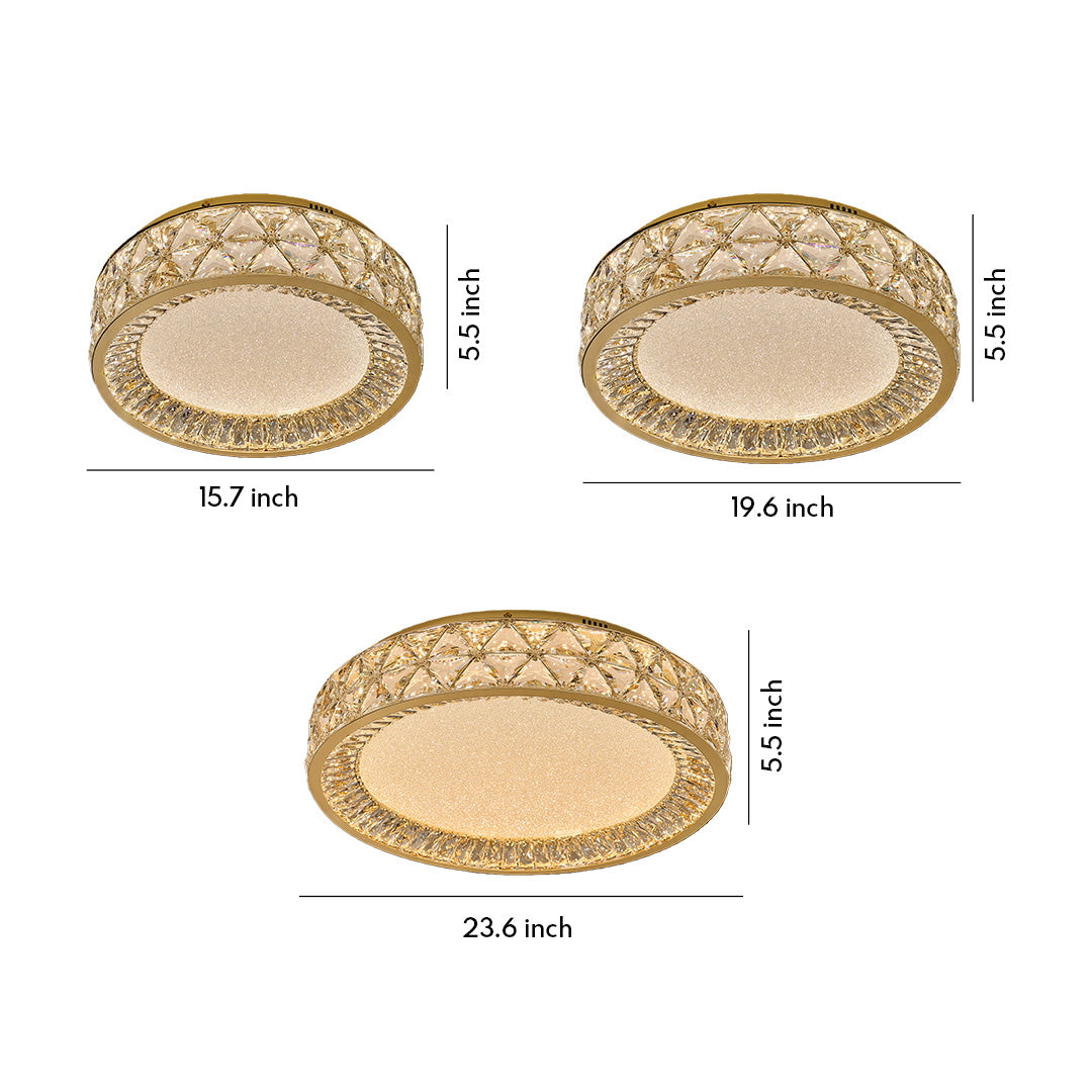 Decorative Flush Mount Ceiling Lights Luxury Crystal Light