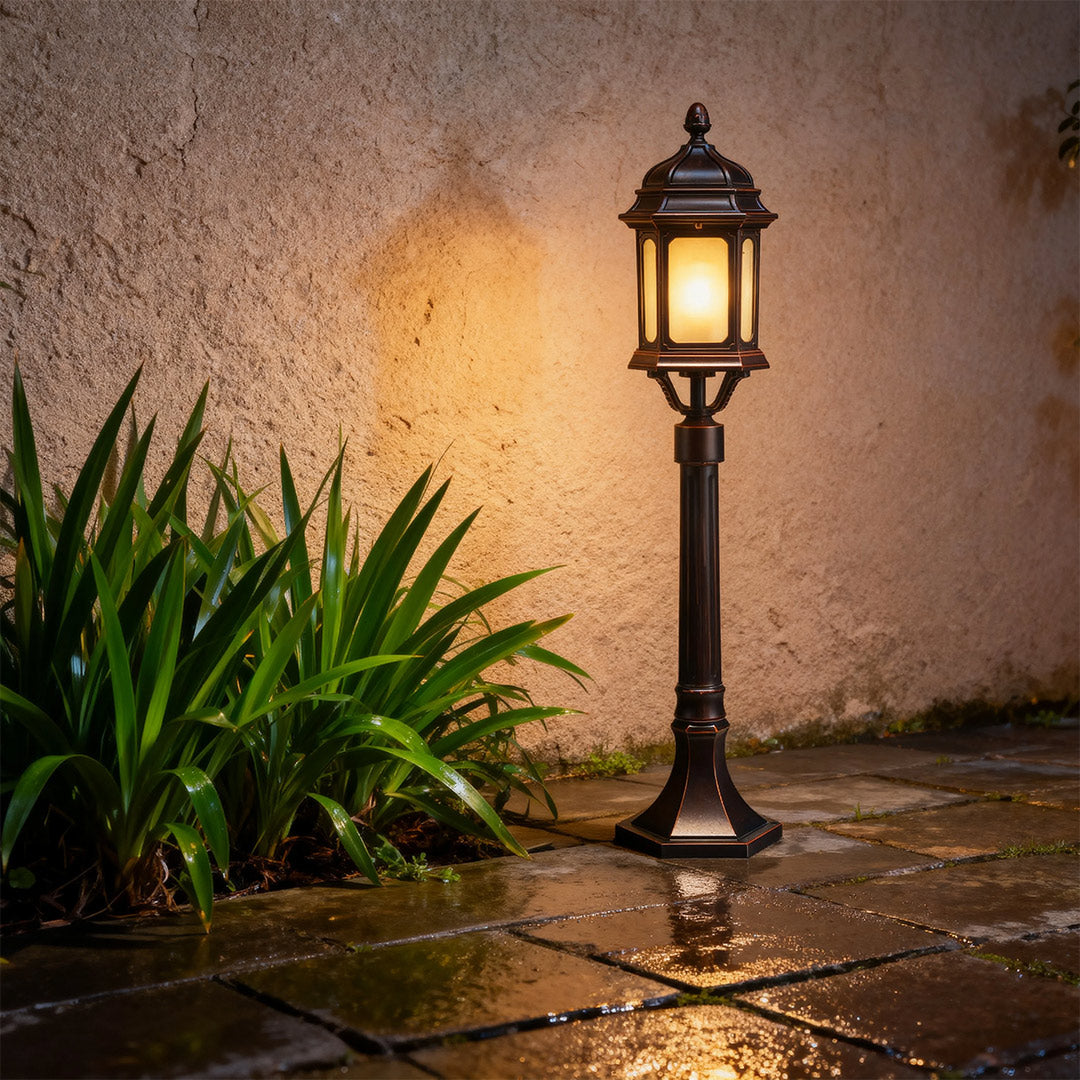 Path Post Lights Aluminum Pedestrian Pathway Landscape Lights
