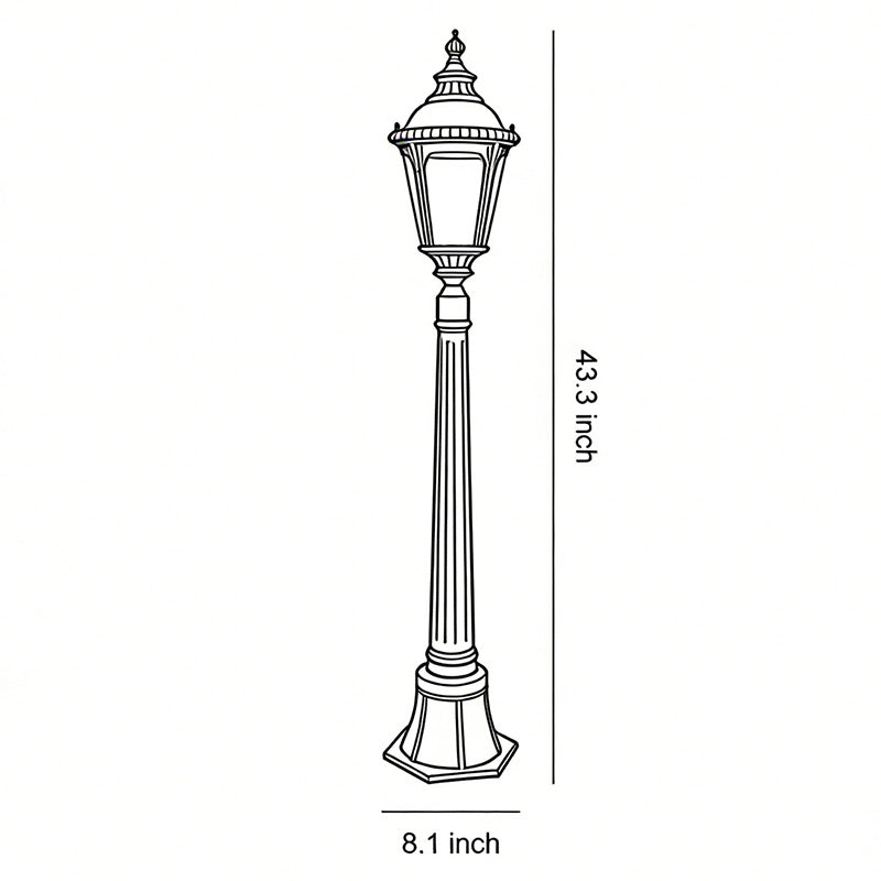Decorative Post Light Aluminum Waterproof Pathway Light